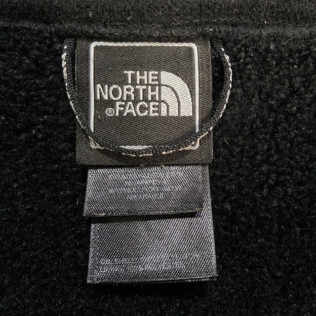 THE NORTH FACE フリースジャケット　ワンポイントロゴ　黒　XXL