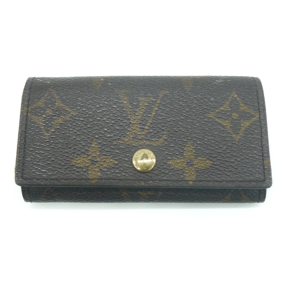 ルイヴィトン M69517 キーケース ブラウン  LOUIS VUITTON ミュルティクレ4 モノグラム