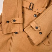 Jean Paul Gaultier CLASSIQUE ジャンポールゴルチエ ベルト付き ダブルコート 40/ベージュ レディース