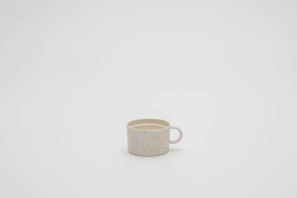 No.50 二階堂明弘 焼きしめ花器（手びねり）白 φ34.5cm H26cm | BEFORE