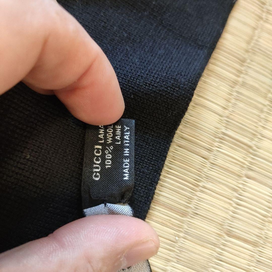 P2 超美品 グッチ GUCCI ストライプ マフラー 箱付き | マダムの館
