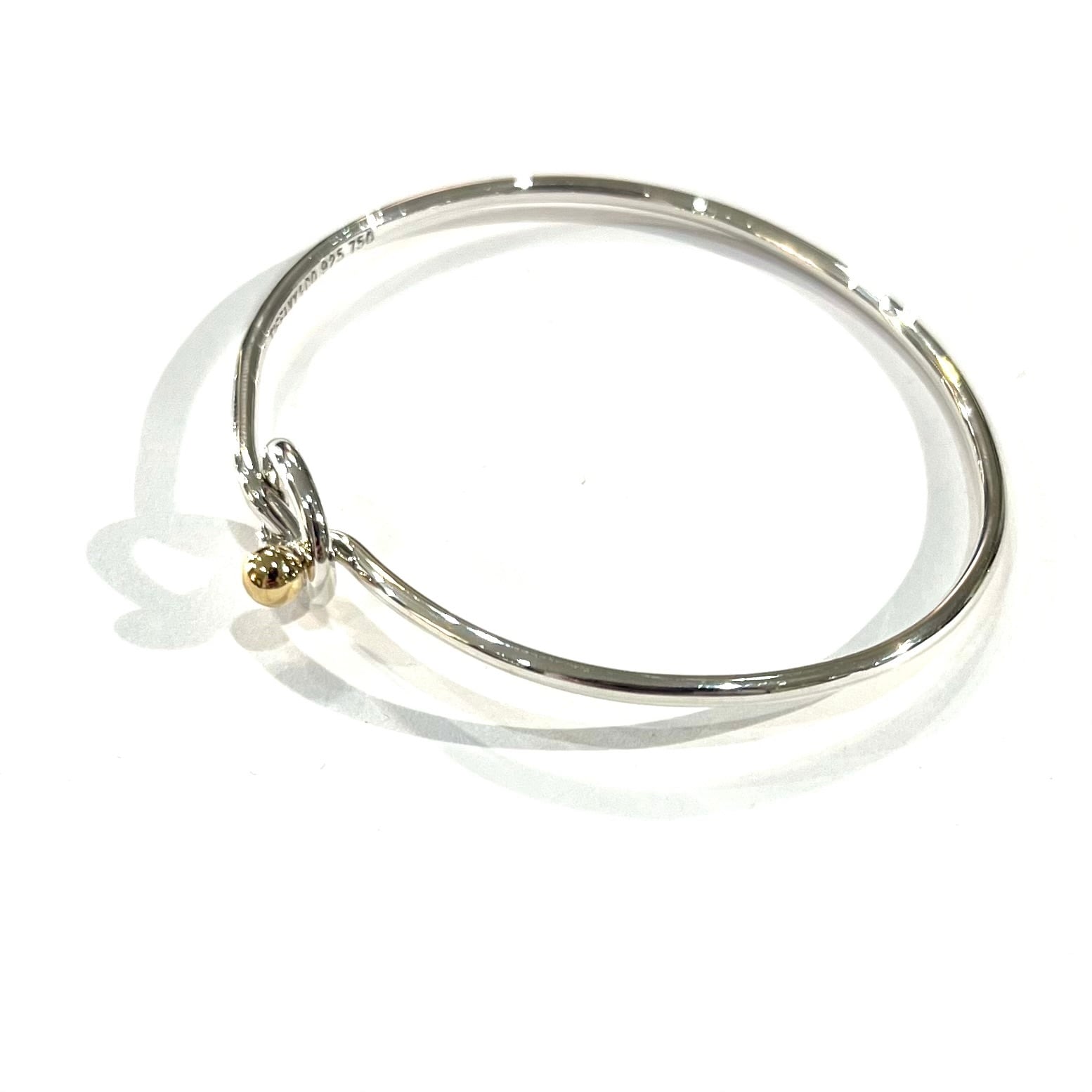 TIFFANY&CO. 】2882 silver925 ×18k ラブノットブレスレット