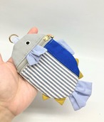 パスケース　カツオ　鰹｜とりさん工房ーかわいいハンドメイドポーチ