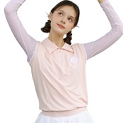 GOXO ゴーエックスオー ギブミーハートカラースリーブレス ピーチ