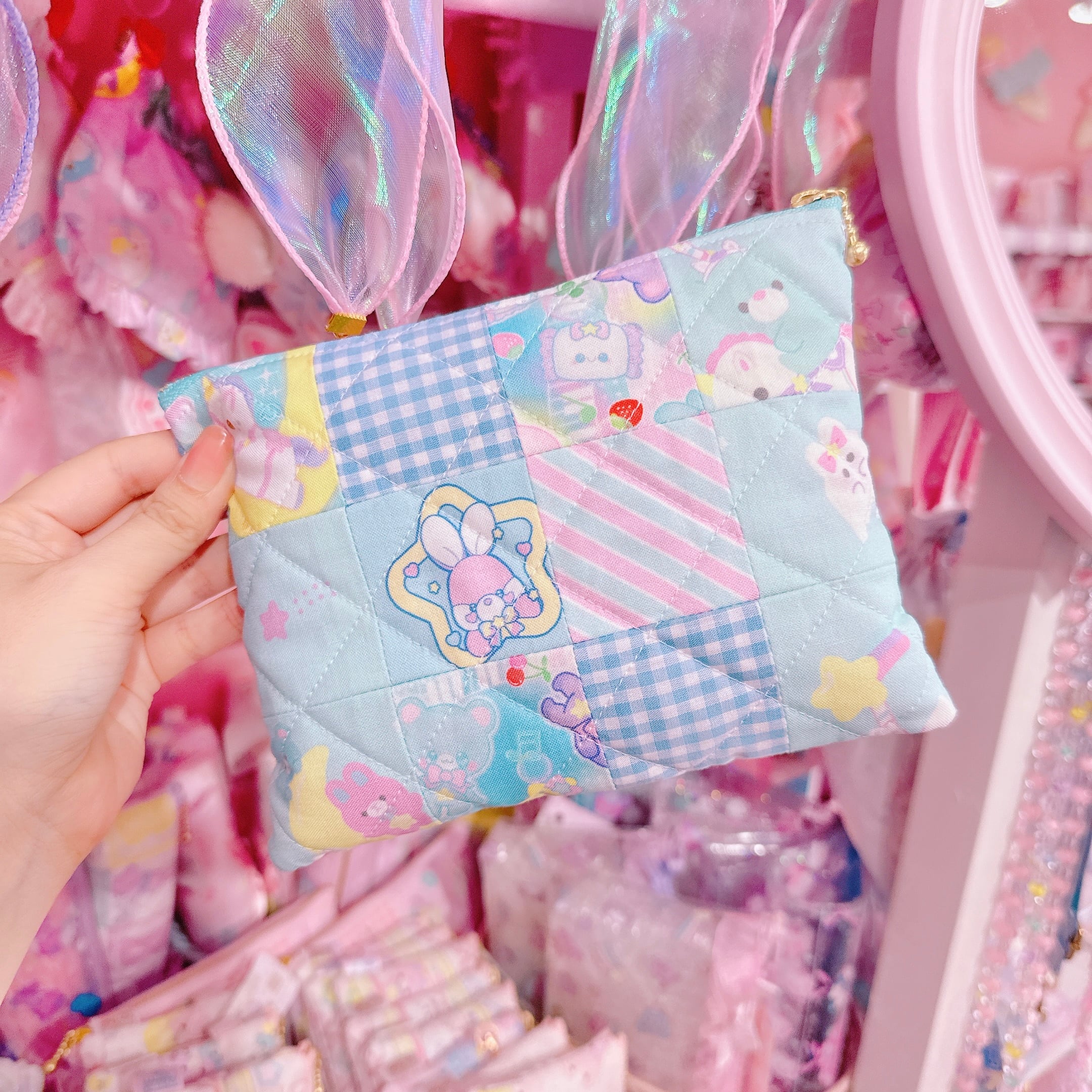 【M7】66-31パッチワークポーチ大