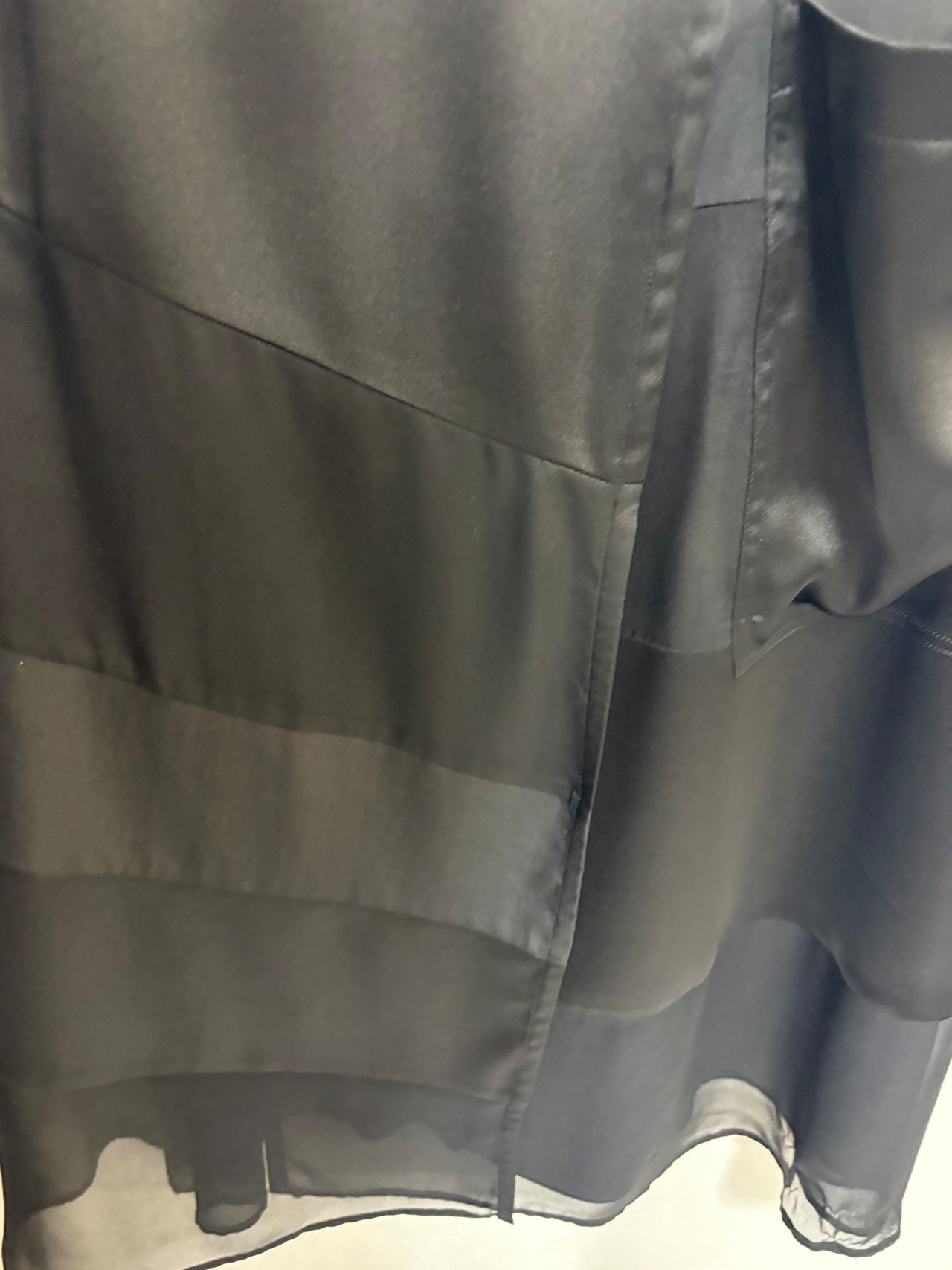 ganosch サテンラップスカート 70961