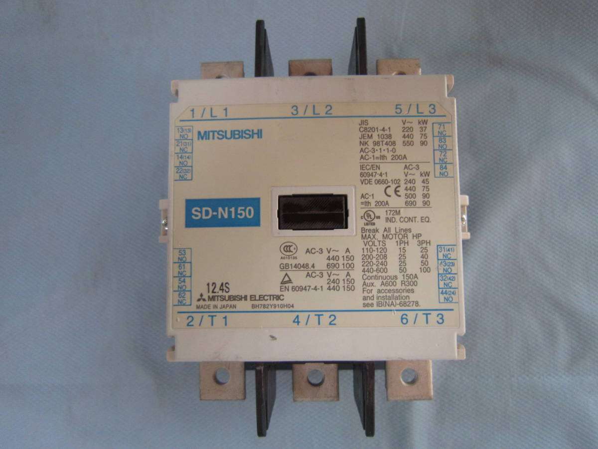 新品 三菱電機SD-N150 DC24V 非可逆式電磁接触器 TACTICSSHOP base店