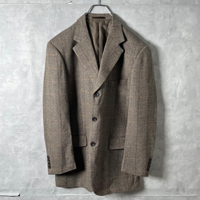 #6937 "CHAPS RALPH LAUREN" cashmere blend wool tailored jacket