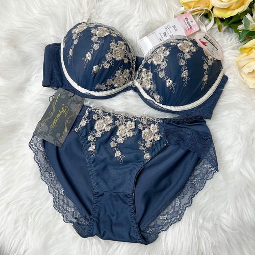 ＼D80特集☆／【D80Lブラ＆ショーツ】アンダー80cmショーツ 大きいサイズ 下着 フリージア