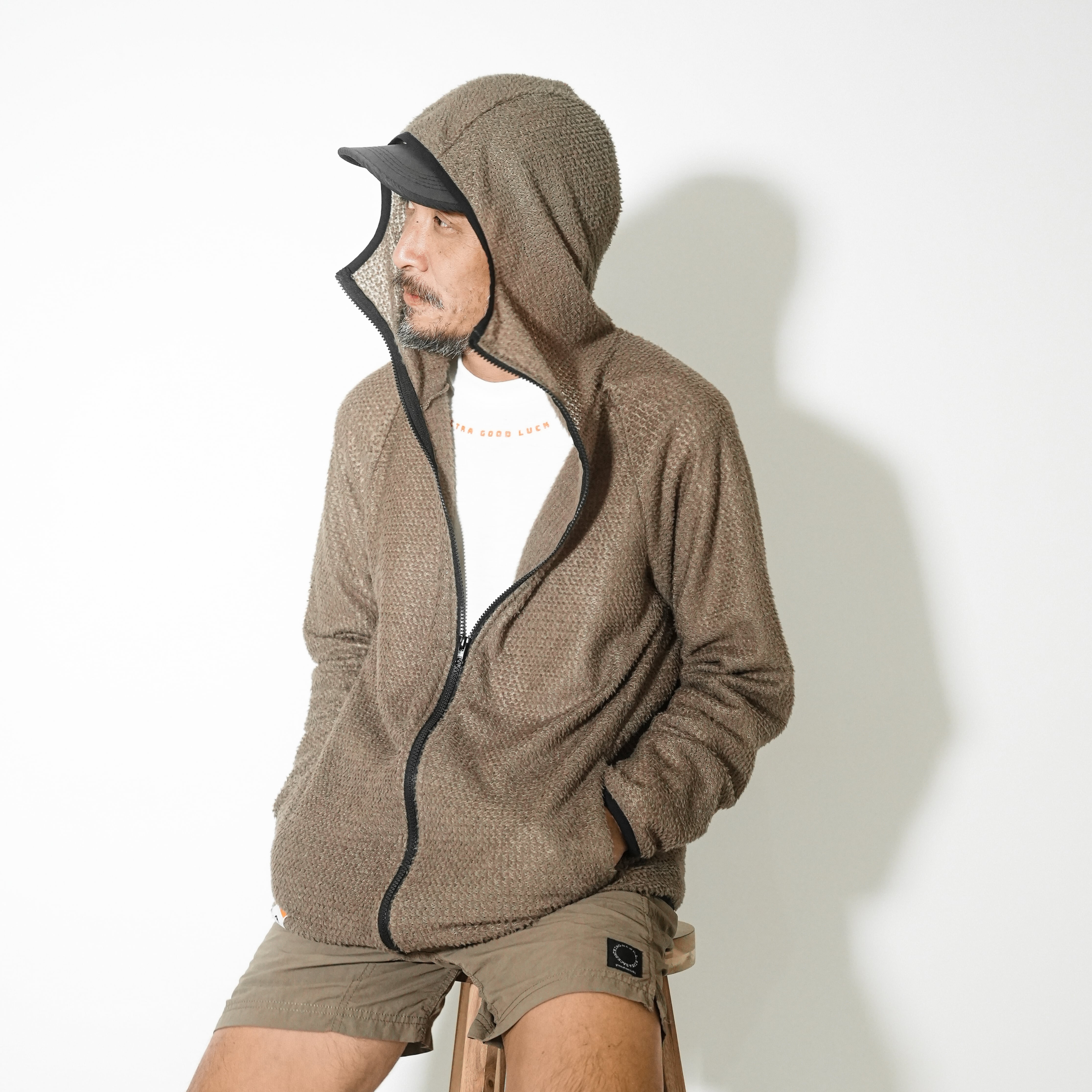 ALPHA HOODIE 90 / FULL ZIP | ULTRA GOOD LUCK