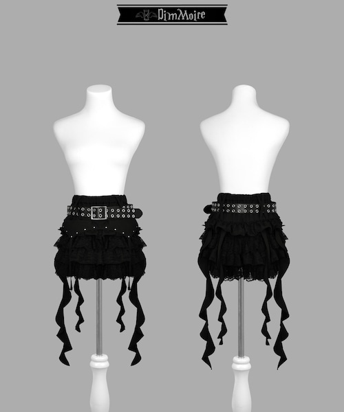 Fallen Frillショートパンツ‎【Black】