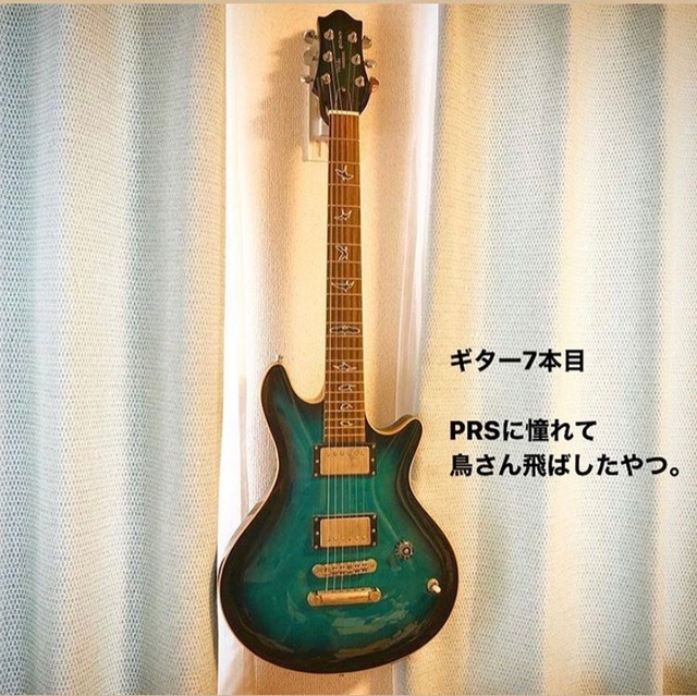 自作ギター】ESP ポットベリータイプギター ブルーグリーン | musicsupplys 