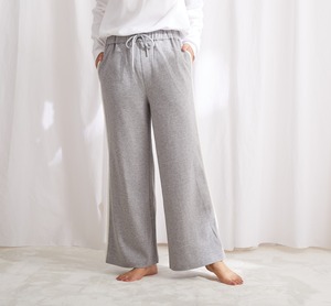 Piping Easy Pants Gray