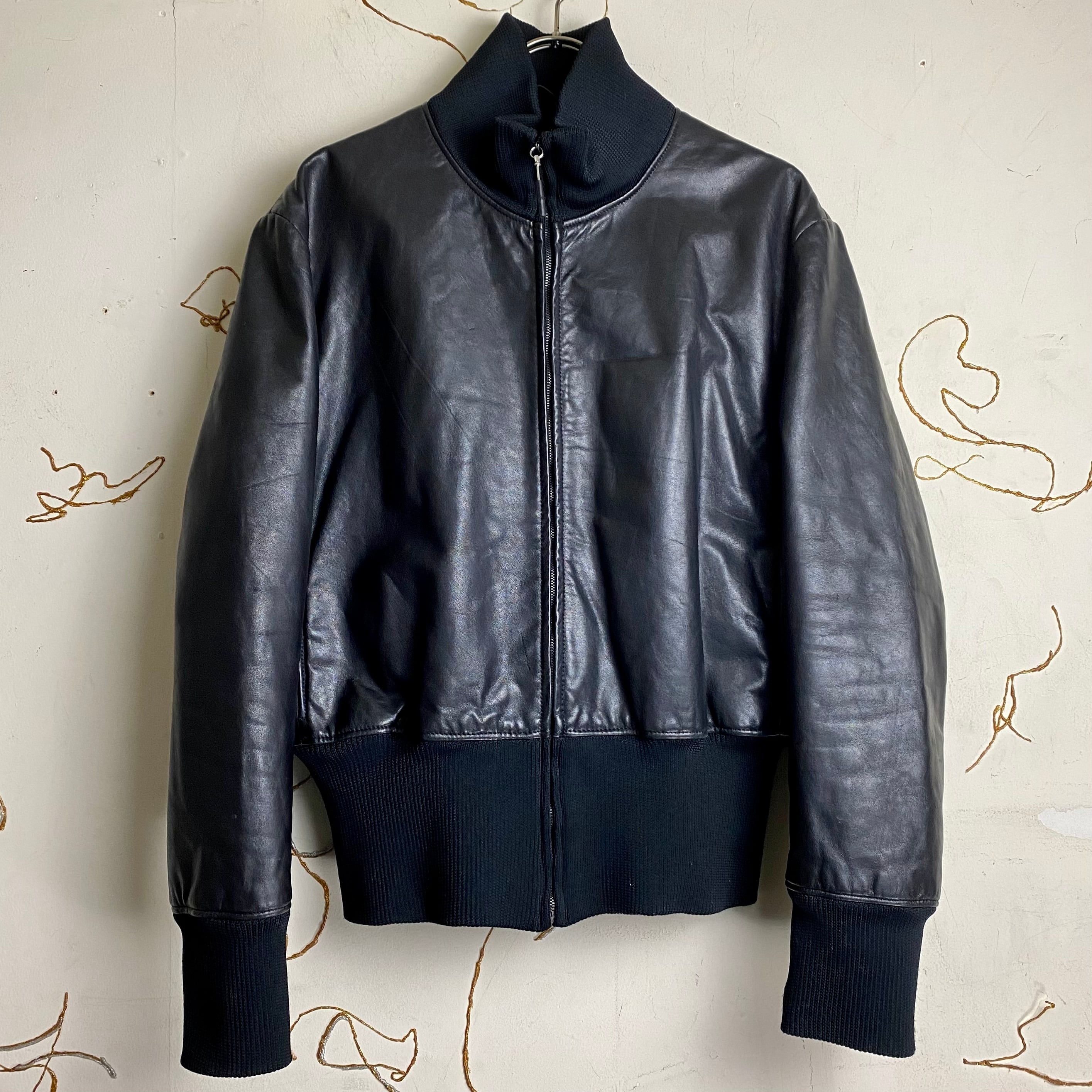 archive SAINT LAURENT by Hedi Slimane short length black leather 