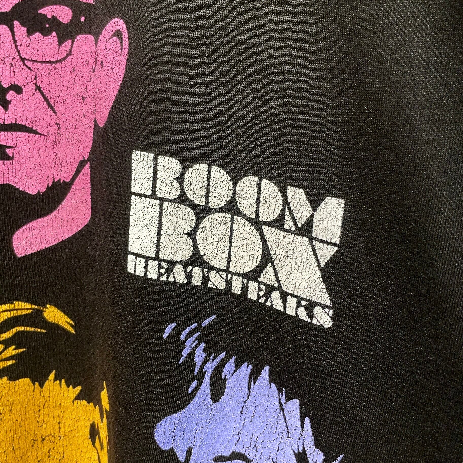 ” BOOM BOX ” face printed Black Tee