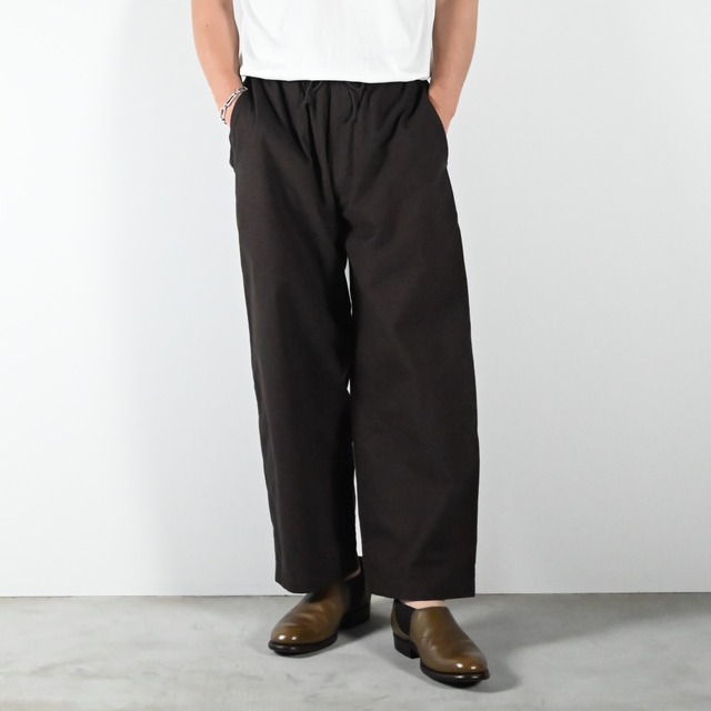 THE DAY / BRUSHED COTTON EASY TROUSERS