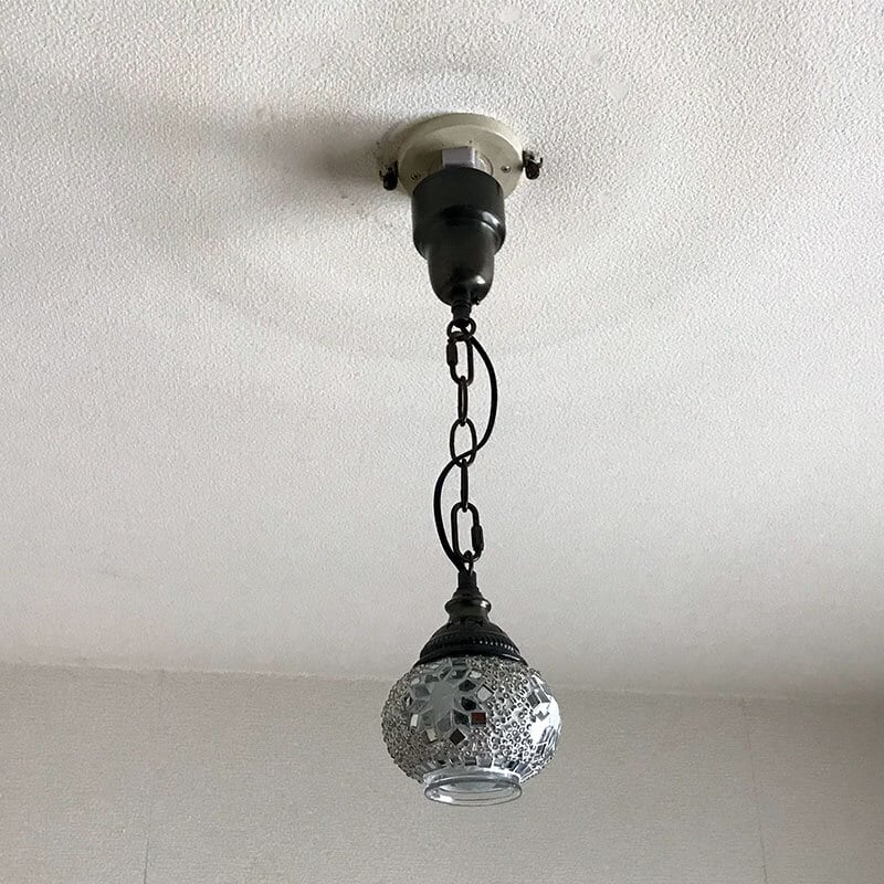 トルコランプ モザイクランプ 吊り下げ型シーリングランプ トルコ製 S