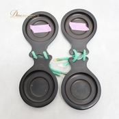 フラメンコ 小物 CASTANUELAS DEL SUR パリージョ カスタネット ブラック系 フィブラ ベテアダ ドブレ カーハ 楽器 ペア 両手 模様 ケース セット 黒 赤 茶 白 練習 ステージ イベント 艶 光沢 レッド系 ブラウン系 ホワイト系