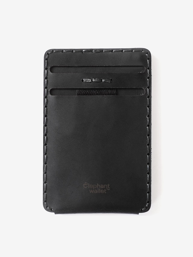 Elephant Wallet「SNAP WALLET・ブラック（ミニマリスト財布）」