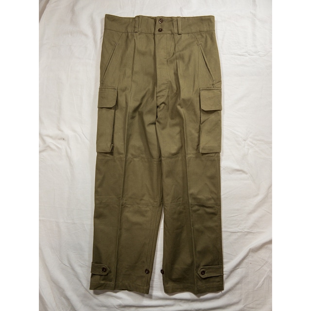 【1950s】"French Army" M47 Early Model Field Cargo Trousers Size 35, Deadstock!!