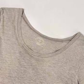 45rpm フォーティーファイブ アールピーエム 7分袖 チュニック ワンピース 2/グレー レディース