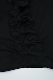 Multi ribbon short sleeve top