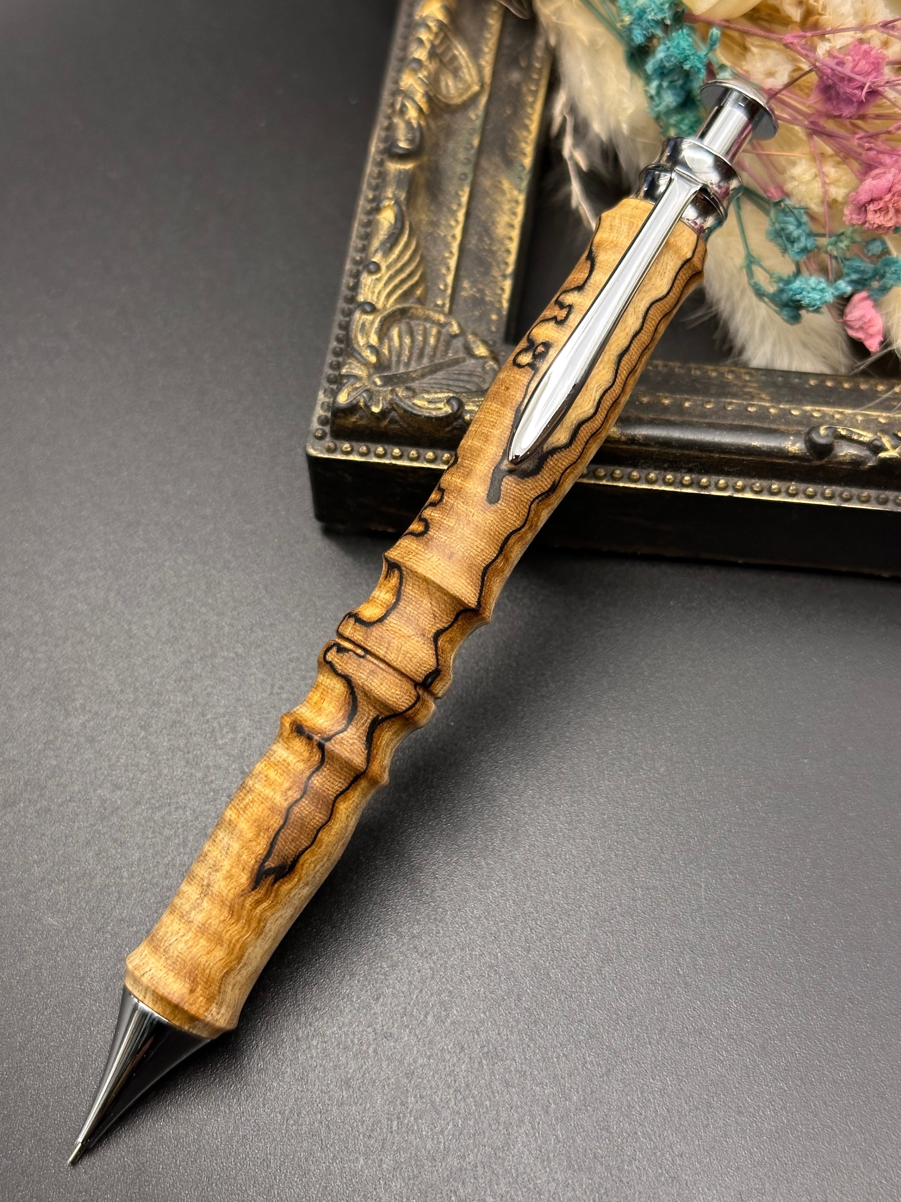 栃(縮杢スポルテッド)/木軸サンピューラ | Flamberg