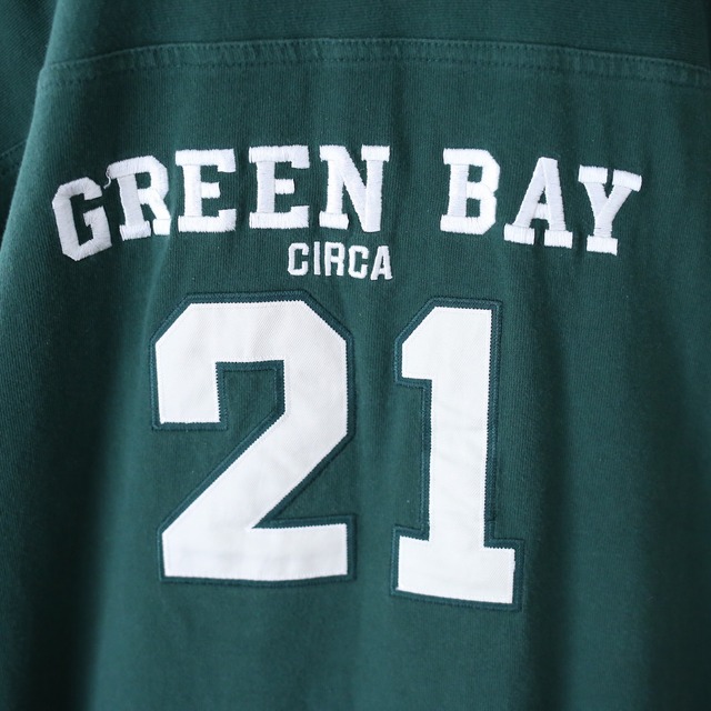 "NFL" green bay packers XXL over silhouette l/s tee