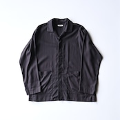INTÉRIM / HYPER BIG RAYON LINEN SHIRTS JACKET