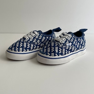 -USED- "KID'S" VANS AUTHENTIC  [BLUE/WHITE] -12-