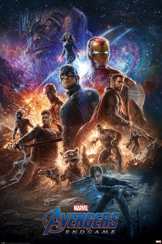 AVENGERS END GAME アベンジャーズ エンドゲーム　輸入ポスター　MARVEL　61cm x 91.5cm POSP34481