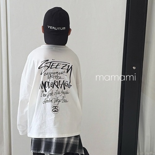 MAMAMI［取寄］大人サイズあり grapy tee 26autumn