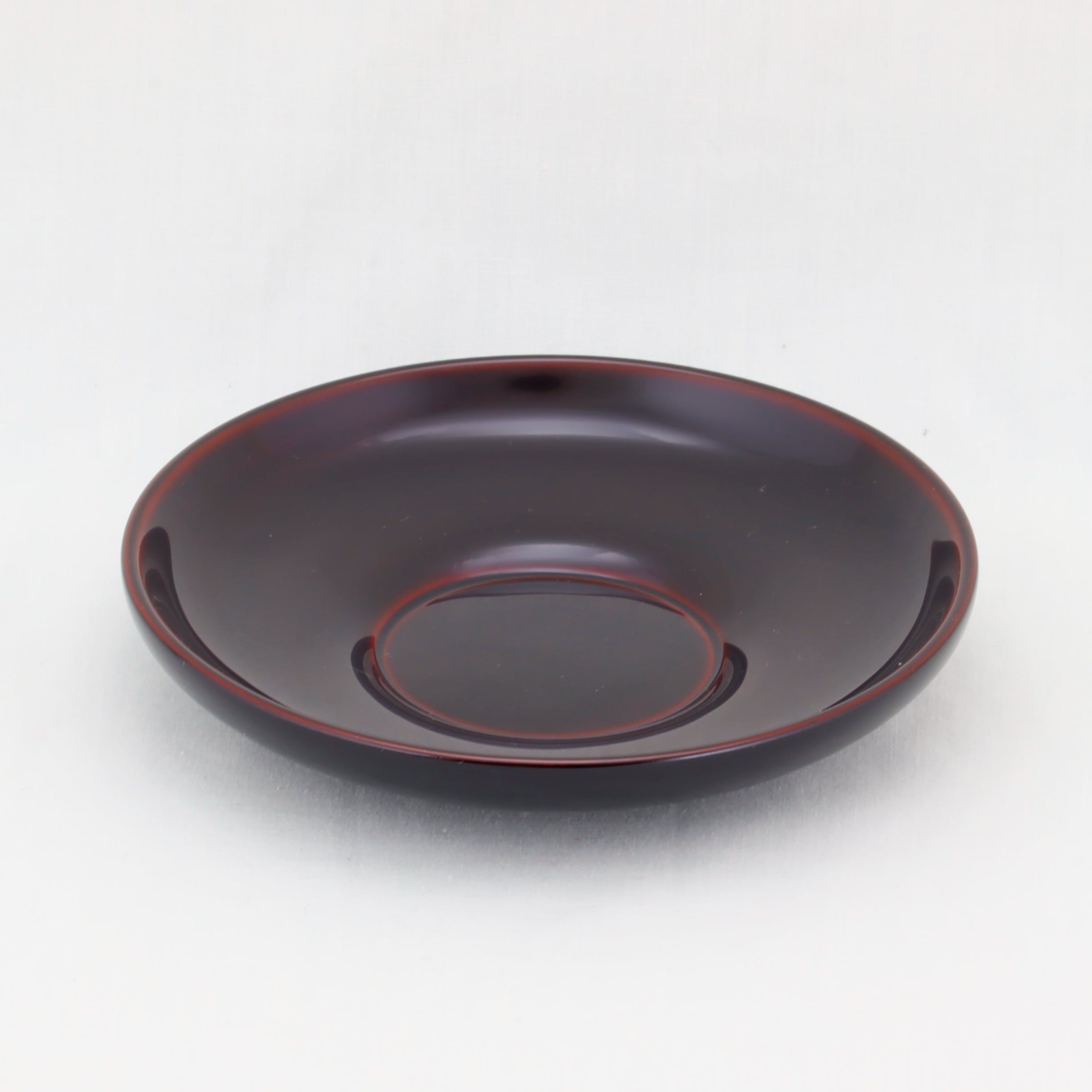 1654-1 輪島塗 茶托／溜塗無地／単品 | 輪島塗 加藤漆器店 公式