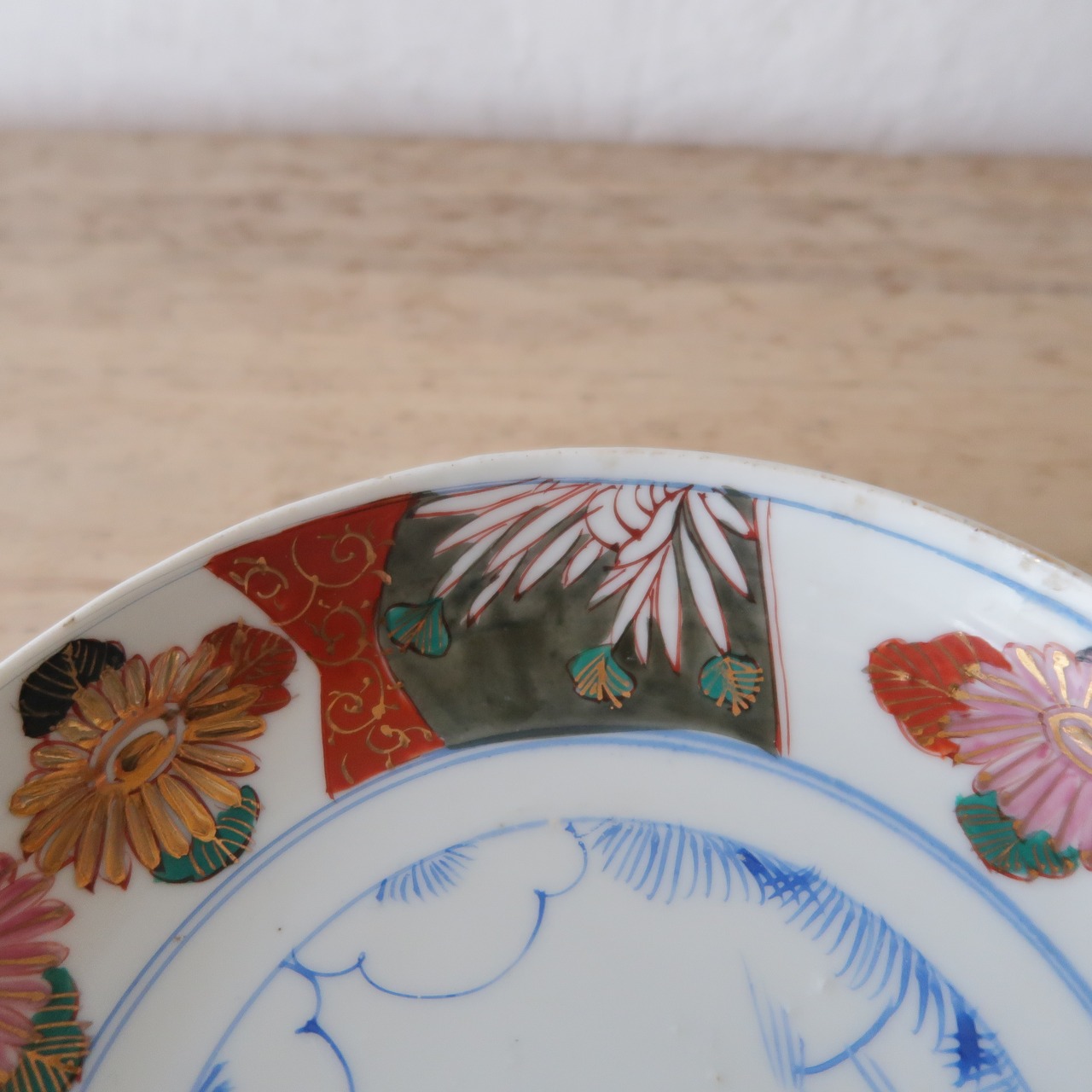 手描きのお花のワンプレート