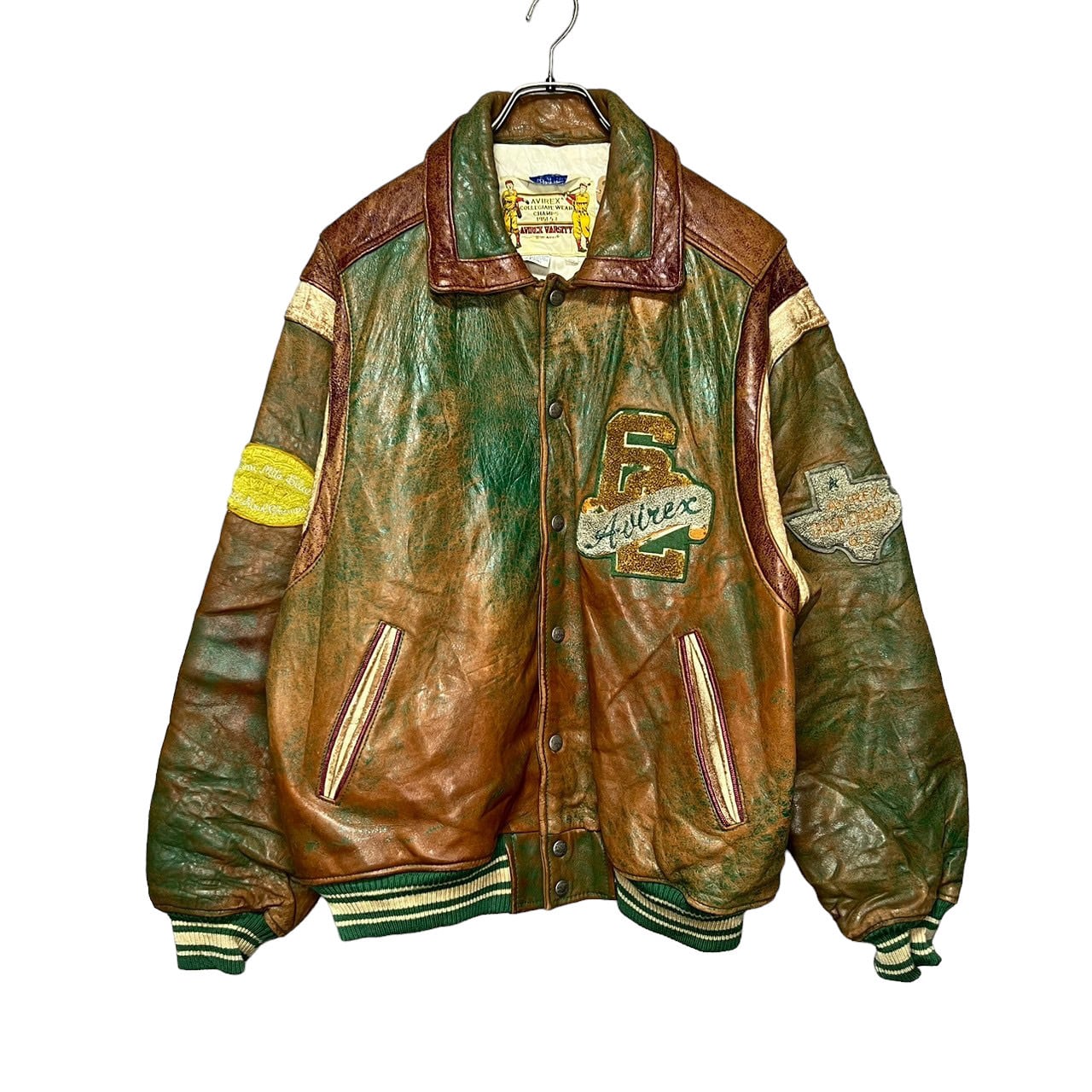 90's】AVIREX レザージャケット XL Vintage | 古着屋OLDGREEN