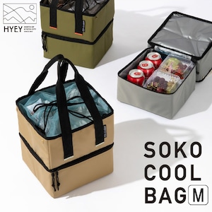 HYEY SOKOCOOL BAG M HSBM 2段タイプ 保冷バッグ エコバッグ トートバッグ