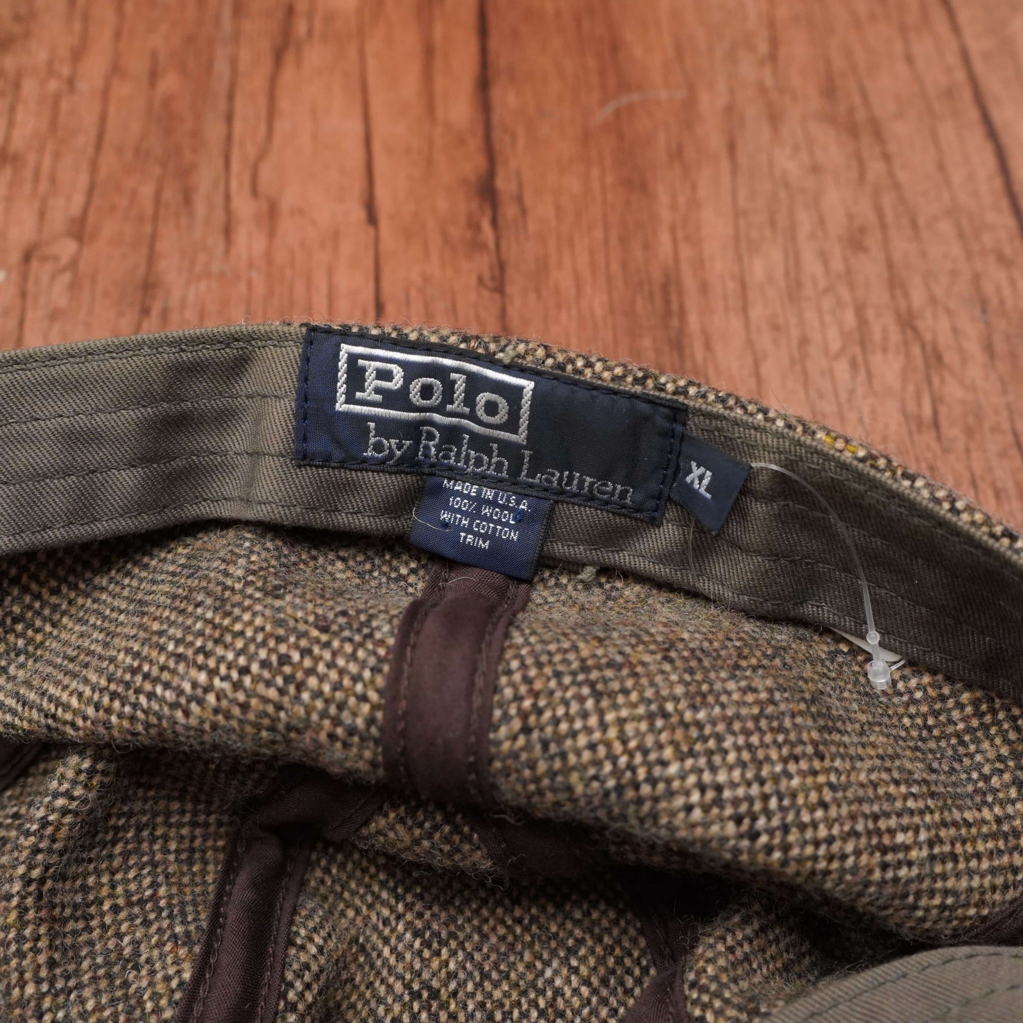 90s ralphlauren ロングビル usa製 XL/ウール ラルフローレン 90s ralphlauren ロングビル usa製 XL/ウール ラルフローレン