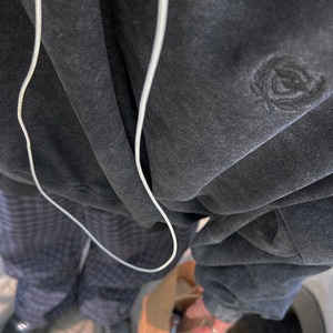 ショートワイドヴィンテージ調スウェット　1109