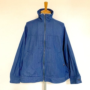 Denim Stand Collar Blouson　Indigo