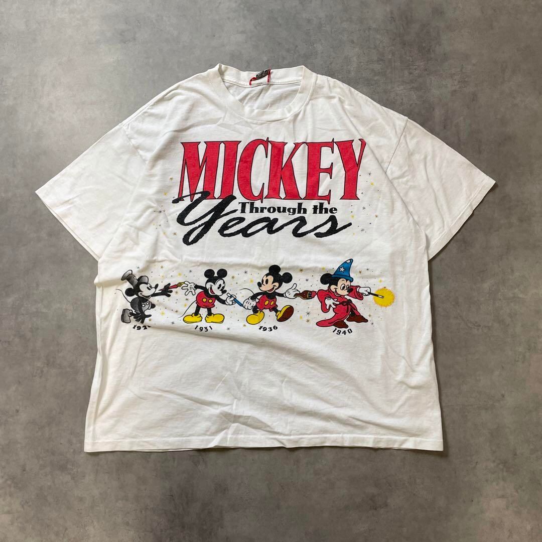 希少 90s USA製 MICKY 過去ミッキーvintage T-shirts