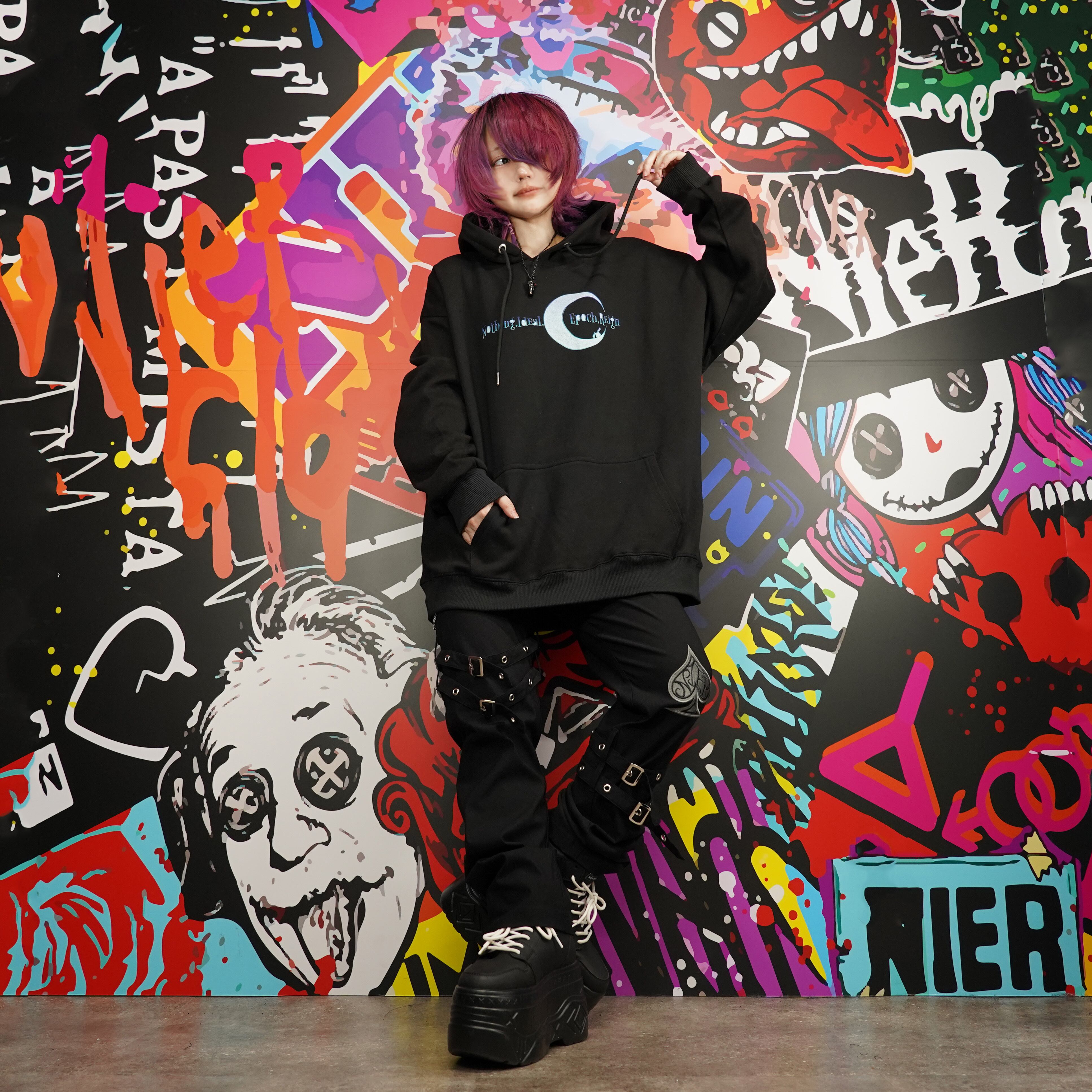 MOON GOTHIC LOGO PULLOVER PARKA | NIER CLOTHING