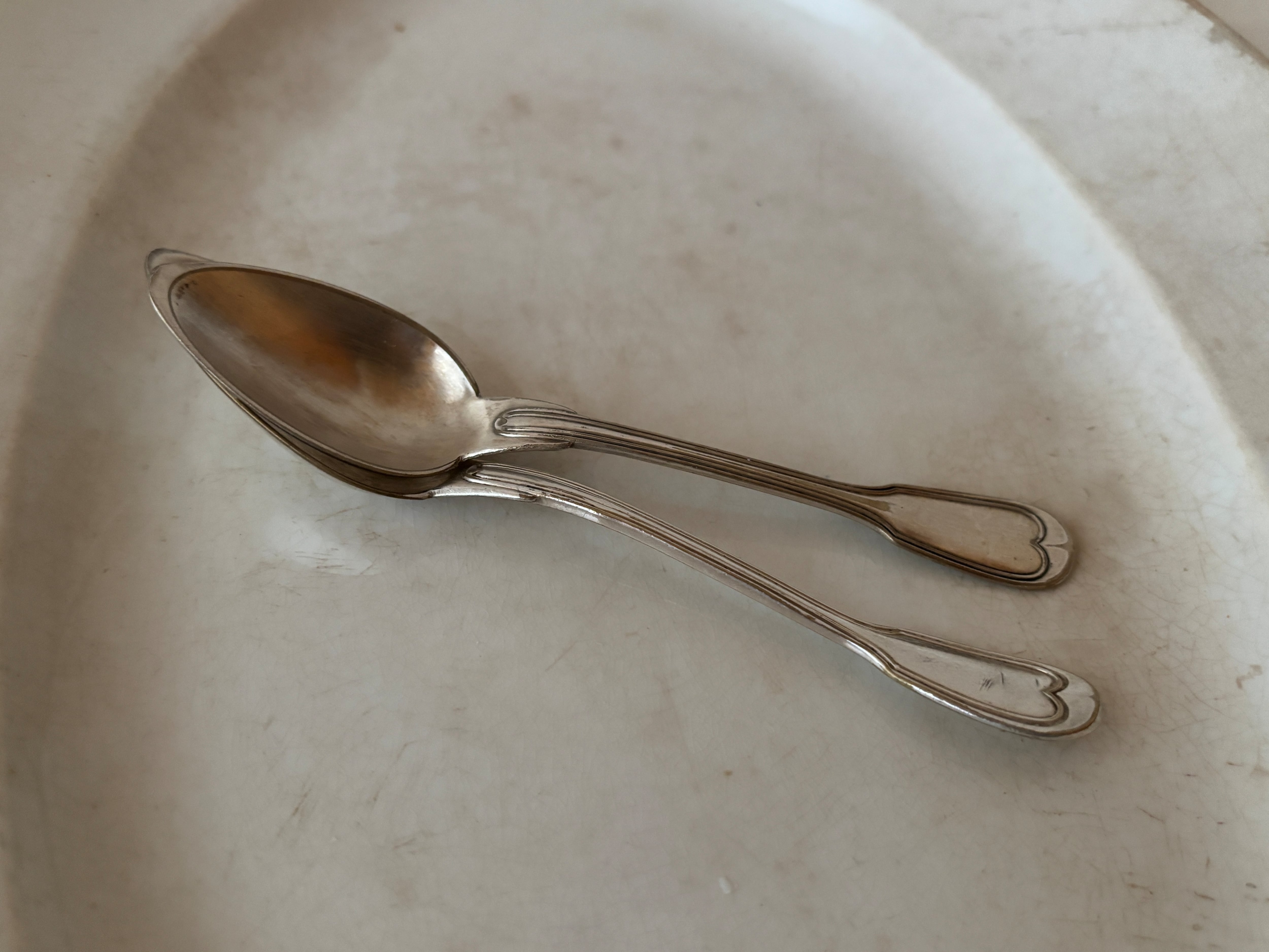 クリストフル　スプーン2本セット　銀製品 フランスアンティーク Christofle（クリストフル）/ デザートスプーン2
