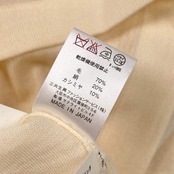 カシミヤ混 DAKS ダックス 長袖 ウール ニット セーター M/ホワイト アイボリー レディース