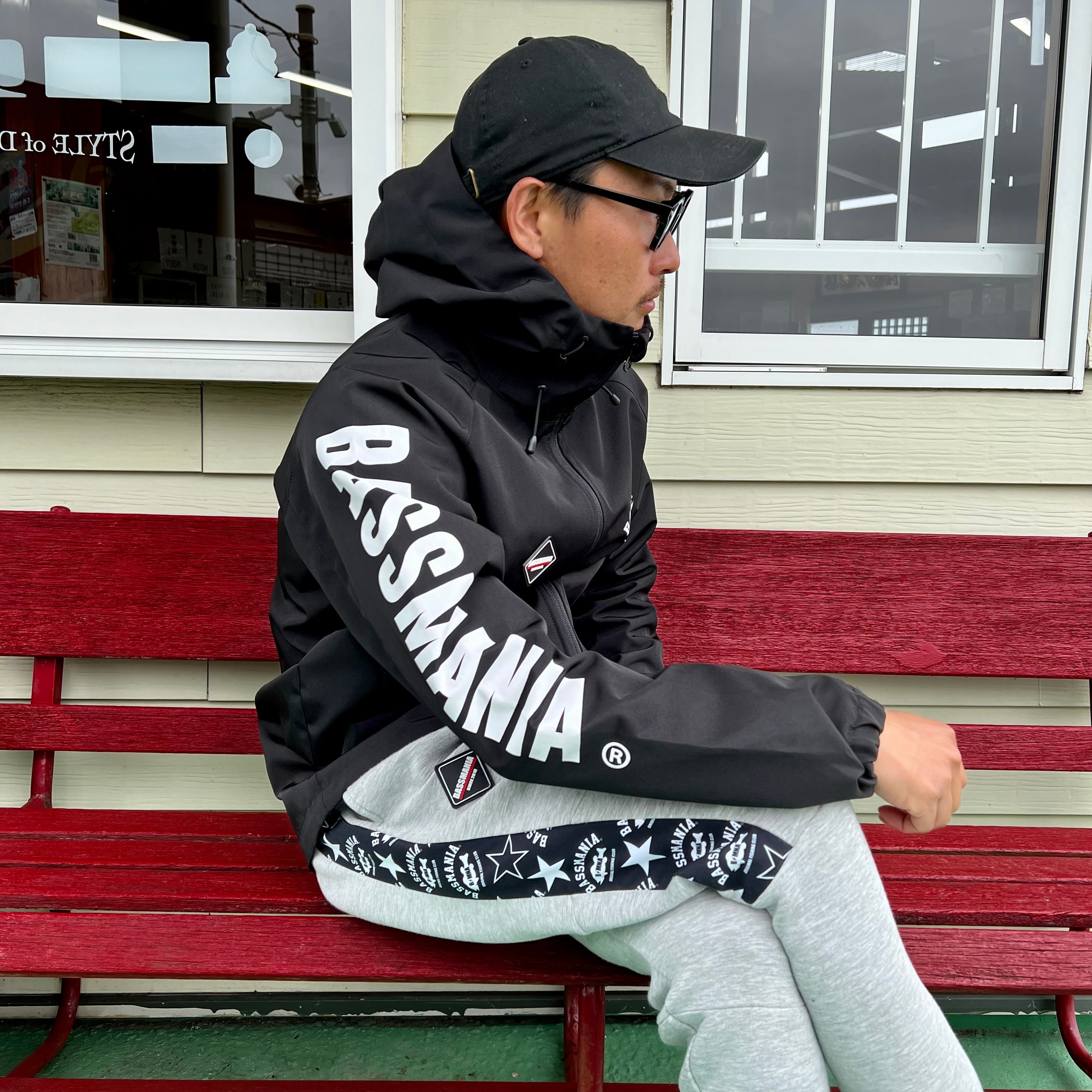 アーチロゴマウンテンシェルジャケット[BLK] | bassmania.jp