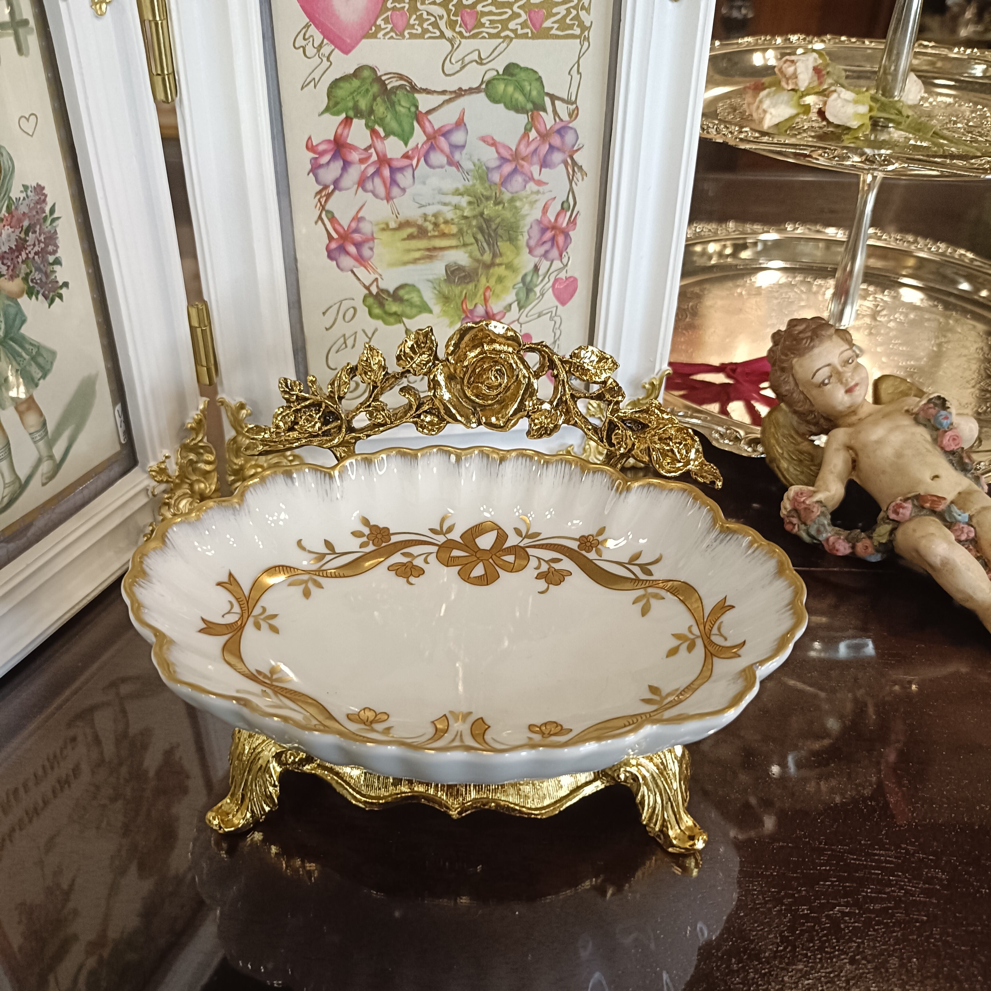 Matson マトソン ヴィンテージ ジュエリー スタンド 米国製ゴールドバラ Matson マトソン ヴィンテージ ジュエリー スタンド 米国製ゴールド