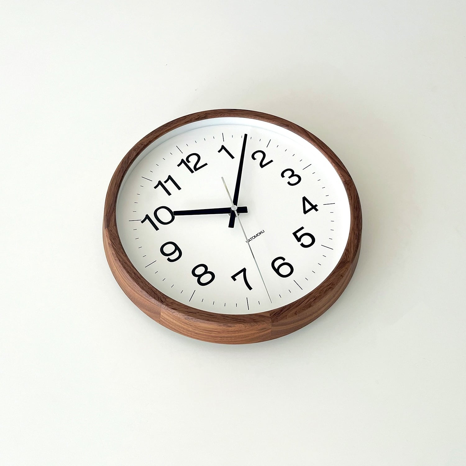 KATOMOKU muku clock 16 ウォールナット km-113WA 掛け時計 | 加藤木工