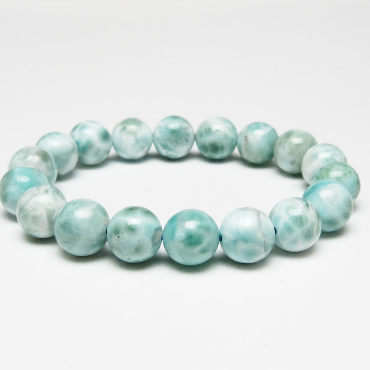 ラリマー ブレスレット 12mm 一点物 111-56455