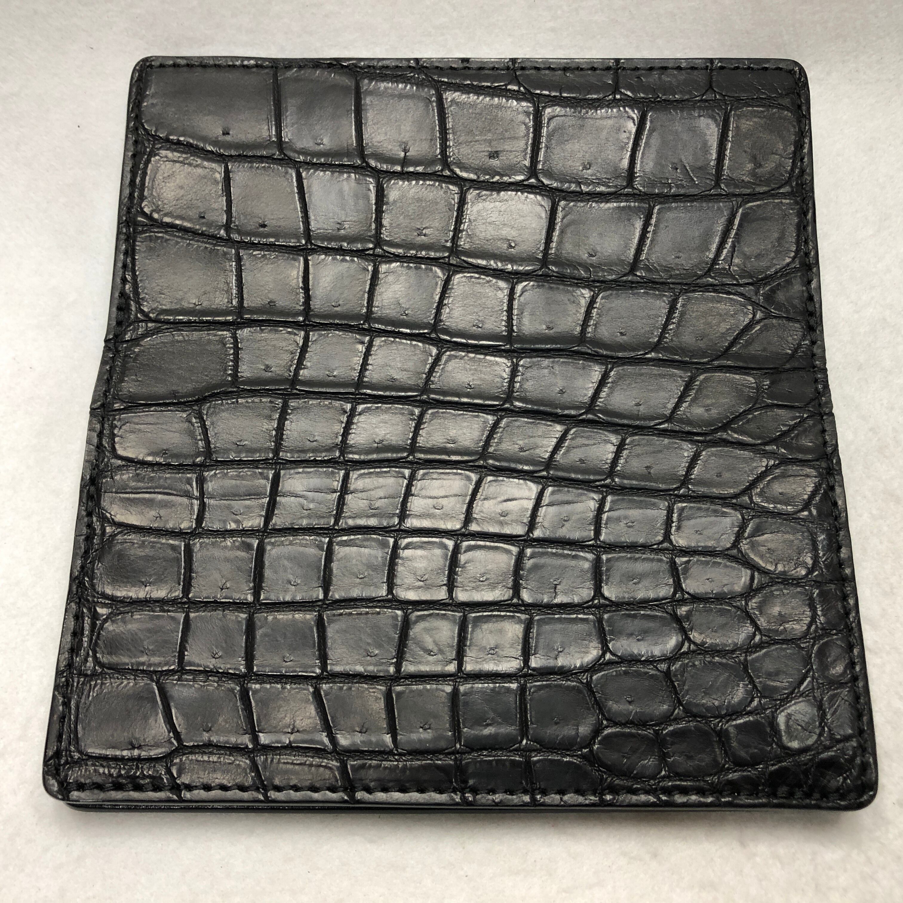 232 スモールクロコダイル 長財布 肚クロコ（特大サイズポロサス肚部