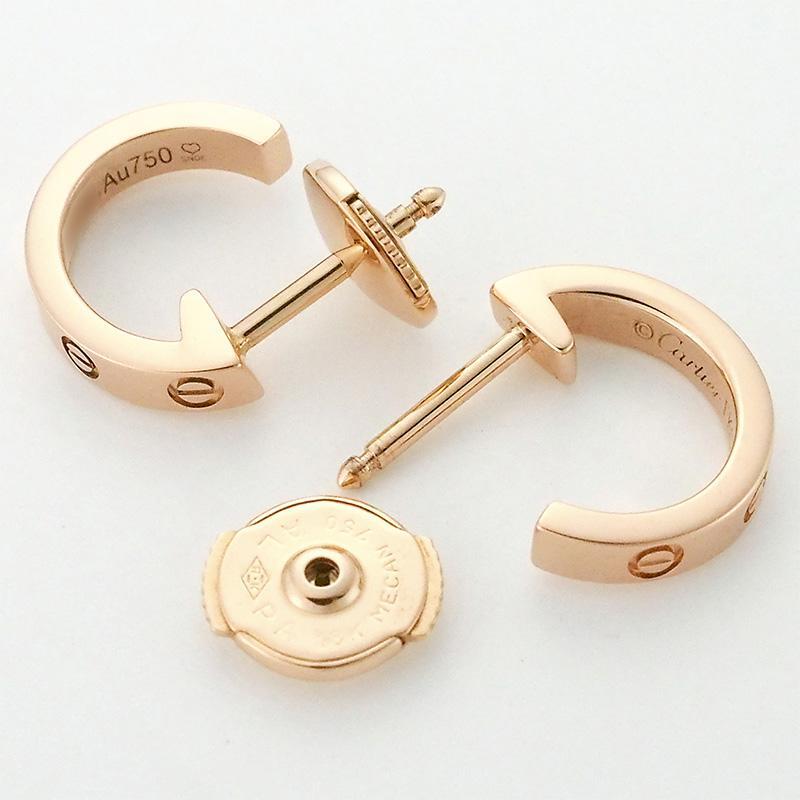 カルティエ Cartier ラブ フープ ピアス スモールモデル ミニラブ
