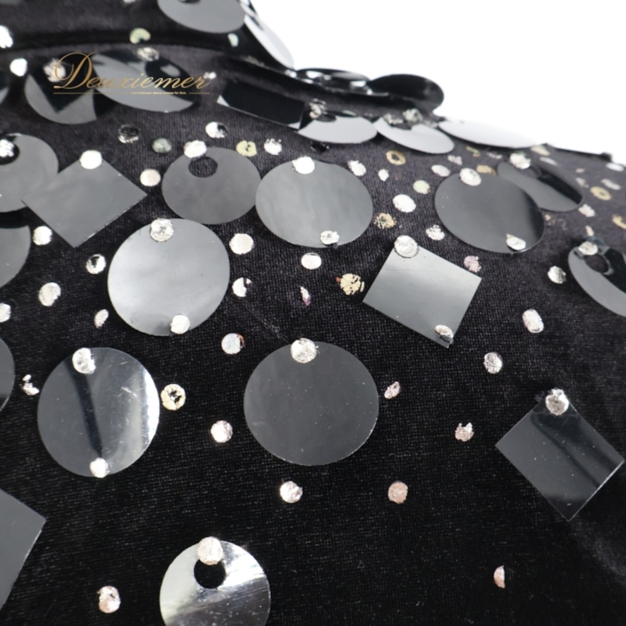 社交ダンス 衣装 ハセベ Hasebe シャツ ブラウス ベロア 装飾 ダンス パーティ ラテン 発表会 黒 おしゃれ 高級感 ジャズ ブラック系 ストレッチ ステージ エレガント メンズ コスチューム フォーマル